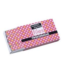 Mini-Lixa-Tweezerman-para-Unha-Matchbox-Hot-for-Dots-pink