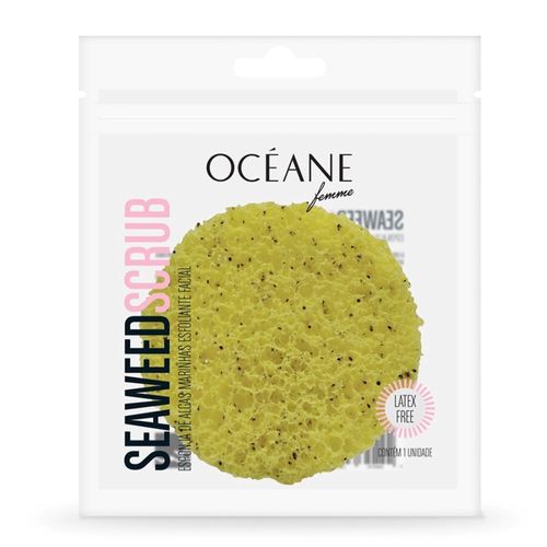 Esponja-de-Algas-Marinhas-Esfoliante-Facial-Oceane-Seaweed-Scrub---1-Unid.
