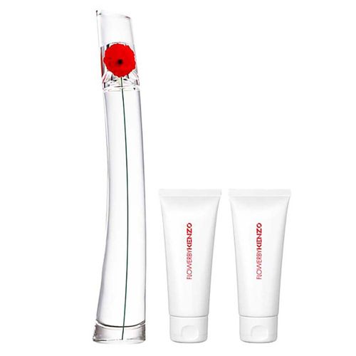 Kit Flower By Kenzo Eau de Parfum - EDP 100 ml + Body Milk 75 ml + Shower Cream 75 ml