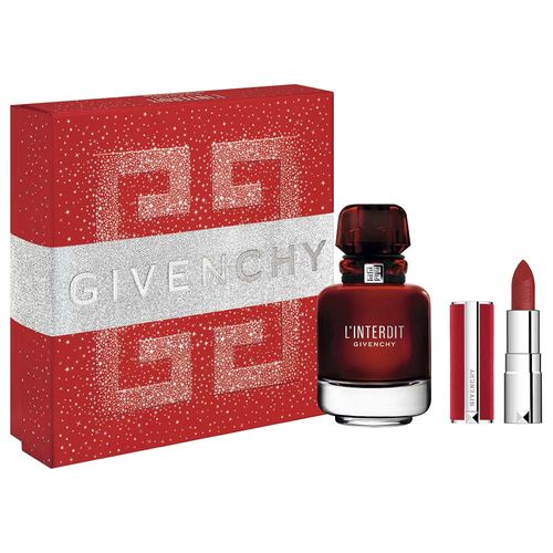 Kit Givenchy L'Interdit Eau de Parfum Rouge - EDP 50 ml +  Le Rouge 1,5 g