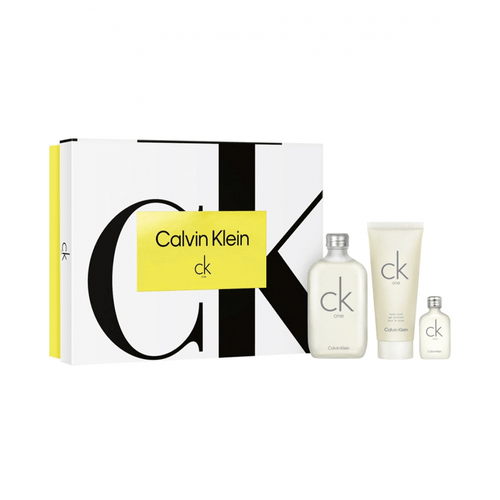 Kit Calvin Klein Ck One For Men - EDT 100 ml + Shower Gel 100 ml + EDT 15 ml