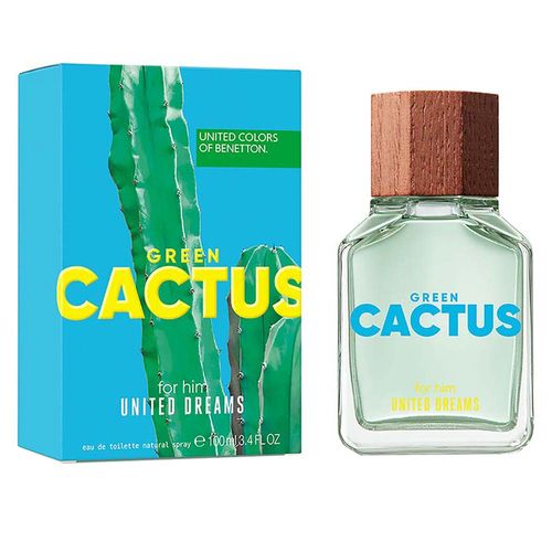 United Dreams Green Cactus For Him Eau De Toilette - 100 ml
