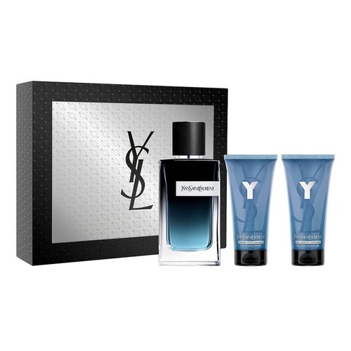 Kit Yves Saint Laurent Y Eau de Parfum Masculino - EDP 100 ml + Novo Shower Gel 50 g + Novo After Sh
